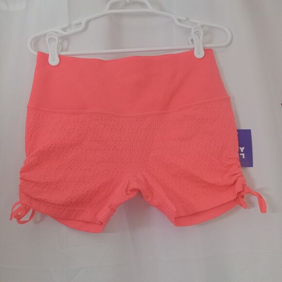 Women's Side Cinch Seamless Bike Shorts 2" - JoyLab, Persimmon, Large - Picture 1 of 6